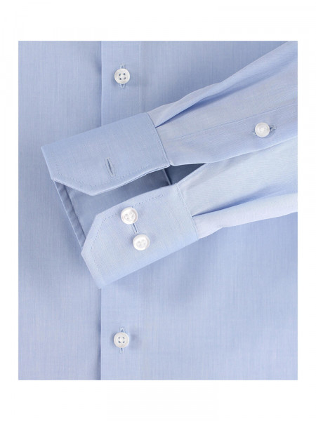 VENTI Regular Fit Skjorte Lyseblå Kent Popeline - Visning 2