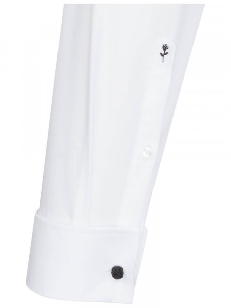 SEIDENSTICKER Slim Fit Skjorte Hvid Business Kent Popeline - Visning 1