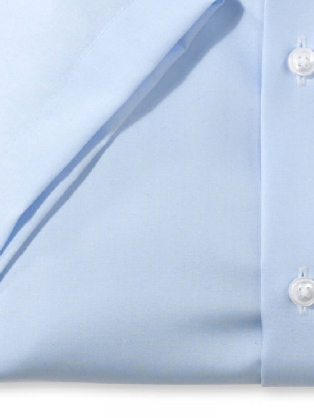 OLYMP Comfort Fit Skjorte Lyseblå New Kent Popeline - Visning 2