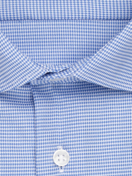 SEIDENSTICKER Tailored Fit Skjorte Lyseblå New Kent Struktur - Visning 1