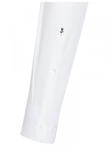 SEIDENSTICKER Extra Slim Fit Skjorte Hvid Business Kent Popeline - Visning 1