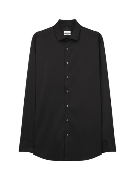 SEIDENSTICKER Regular Fit Skjorte Sort New Kent Performance Shirt