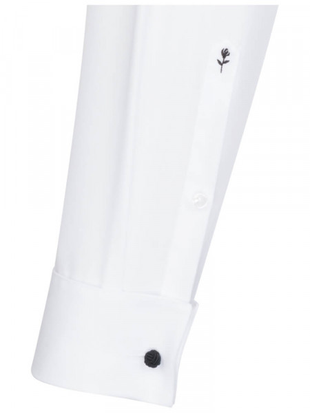 SEIDENSTICKER Regular Fit Skjorte Hvid Kläppchen Popeline - Visning 1