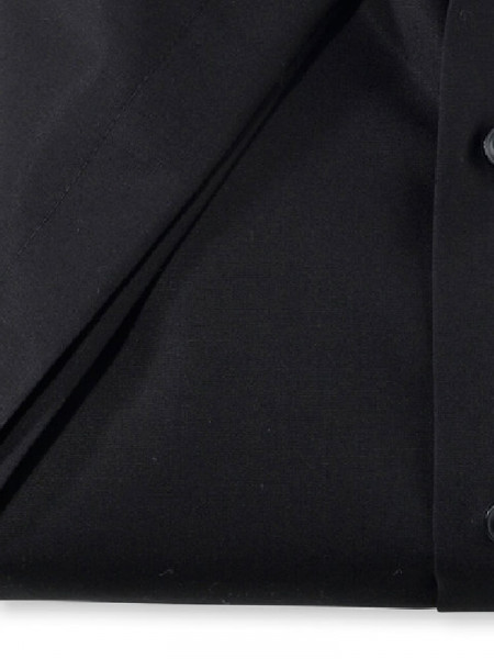 OLYMP Comfort Fit Skjorte Sort New Kent Popeline - Visning 2