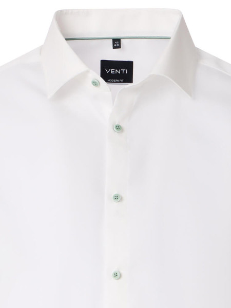 VENTI Regular Fit Skjorte Lys beige Kent Popeline - Visning 1