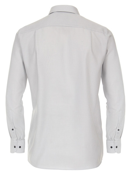 CASAMODA Comfort Fit Skjorte Lysegrå Kent Struktur