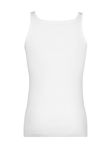 HUBER Regular Fit Hvid Feinripp - Visning 2