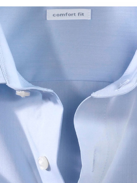 OLYMP Comfort Fit Skjorte Lyseblå New Kent Chambray - Visning 1