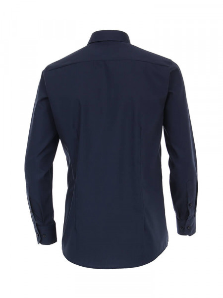 VENTI Regular Fit Skjorte Marine Kent Popeline