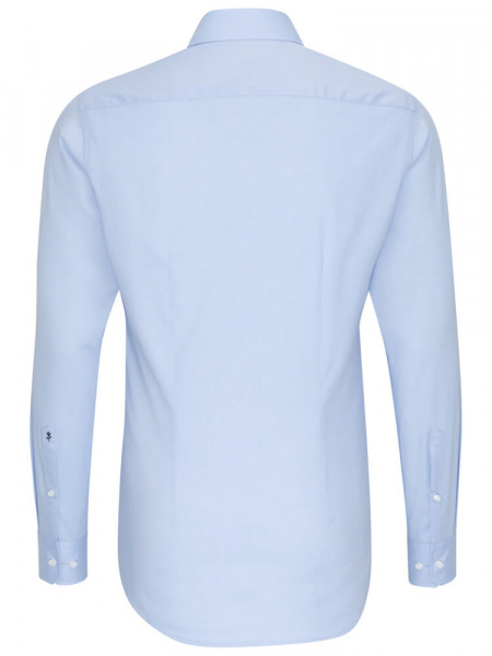 SEIDENSTICKER Extra Slim Fit Skjorte Lyseblå Business Kent Fil à Fil