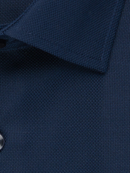 SEIDENSTICKER Regular Fit Skjorte Marine Business Kent Struktur - Visning 3