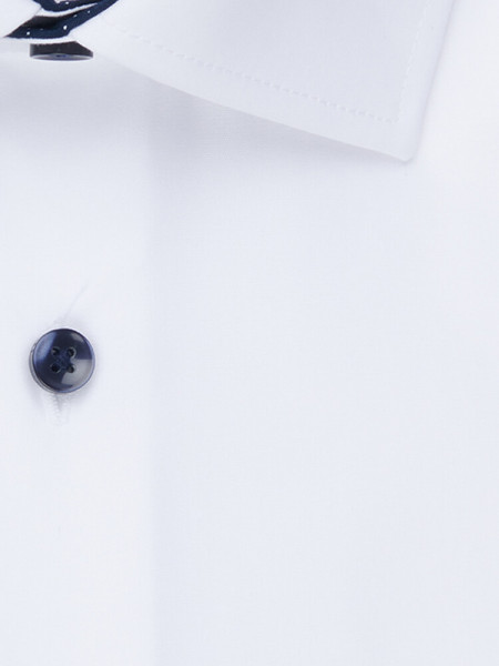 SEIDENSTICKER Slim Fit Skjorte Hvid Business Kent Popeline - Visning 3