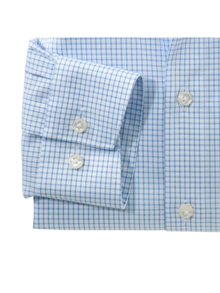 OLYMP Regular Fit Skjorte Lyseblå Global Kent Twill - Visning 1