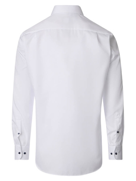 VENTI Comfort Fit Skjorte Hvid Kent Struktur