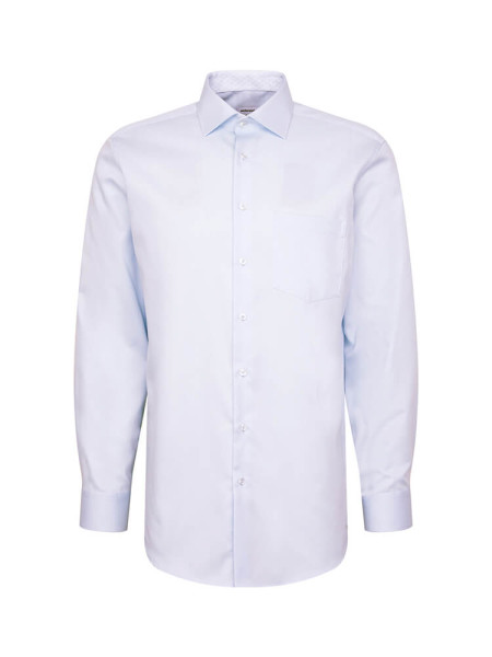 SEIDENSTICKER Regular Fit Skjorte Lyseblå New Kent Struktur