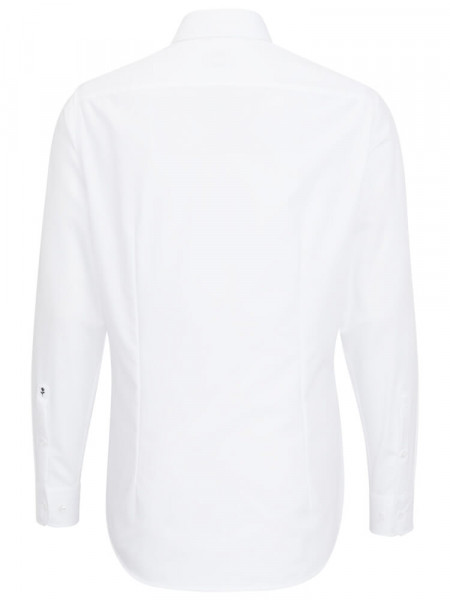 SEIDENSTICKER Slim Fit Skjorte Hvid Business Kent Popeline