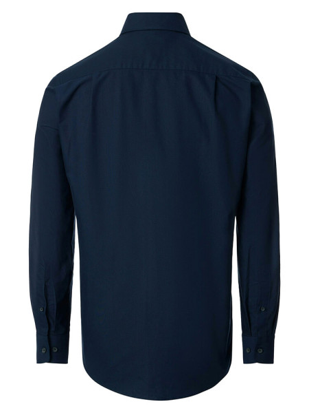 REDMOND Regular Fit Skjorte Marine Button-Down Fein Oxford